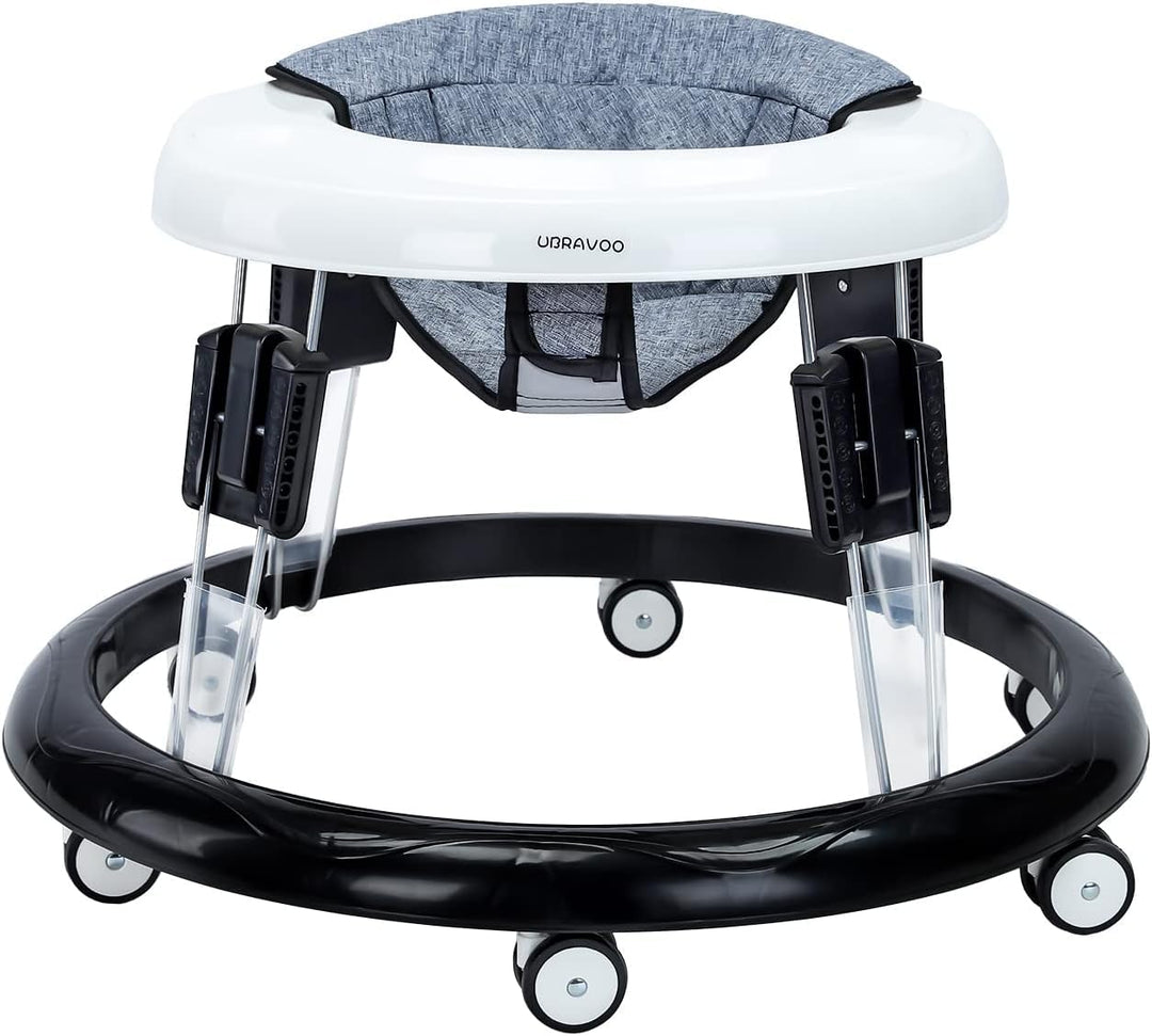 UBRAVOO Verstellbare Lauflernhilfen, Leicht zu reinigendes Tablett, Universal-Rollator Anti-Rollover