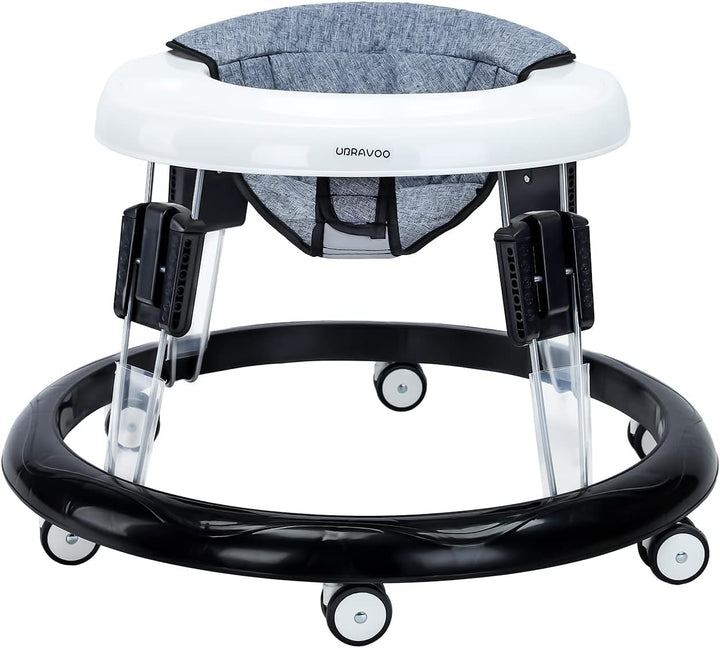 UBRAVOO Verstellbare Lauflernhilfen, Leicht zu reinigendes Tablett, Universal-Rollator Anti-Rollover