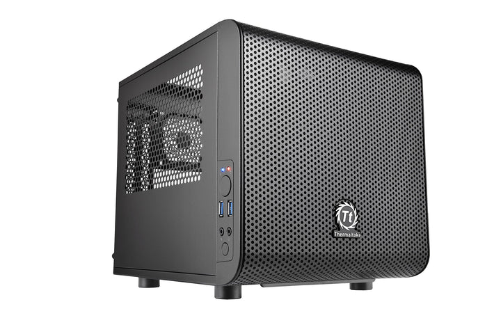 Thermaltake Core V1 Cube Case schwarz Mini ITX, schwarz
