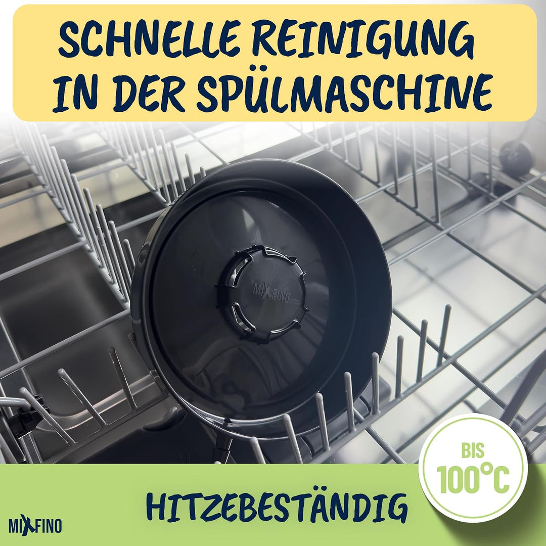 MixFino Dampfentsafter für Thermomix TM7 | Exklusives Entsafter Zubehör für grosse Mengen Obst &amp; Gem