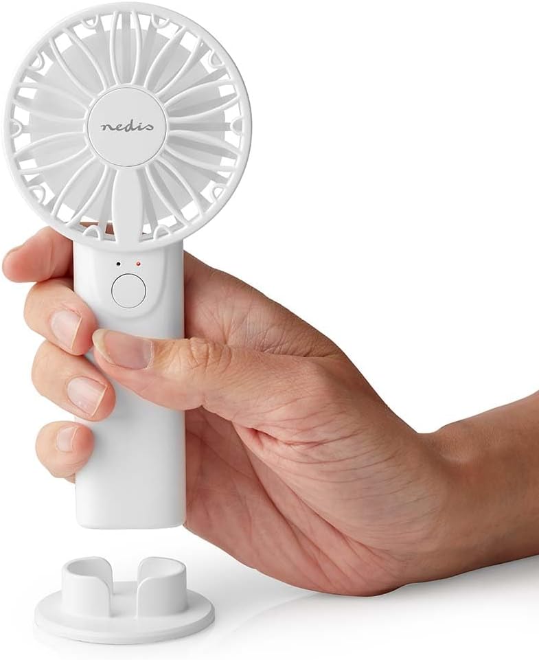 NEDIS Handventilator - 60 mm - 2-Geschwindigkeitsstufen - Weiss