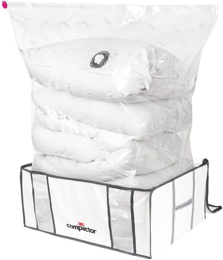 Compactor RAN7678 Set mi 4 Vakuum Aufbewahrungstasche, Weiss 2 Stück Assorted size, 2 Stück Assorted