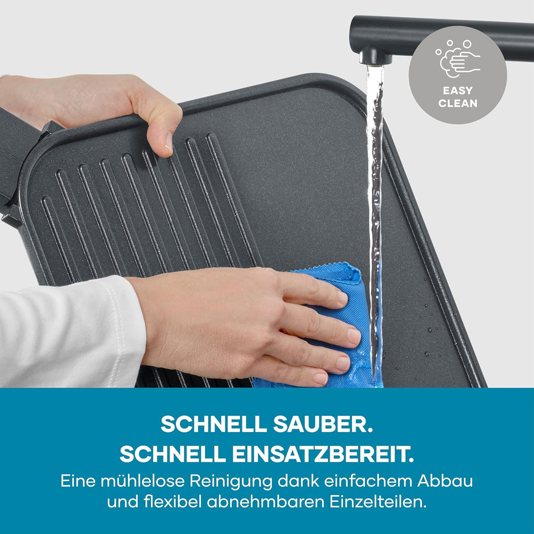 SEVERIN Electric Outdoor BBQ Grill mit Stand und Haube PG 8598