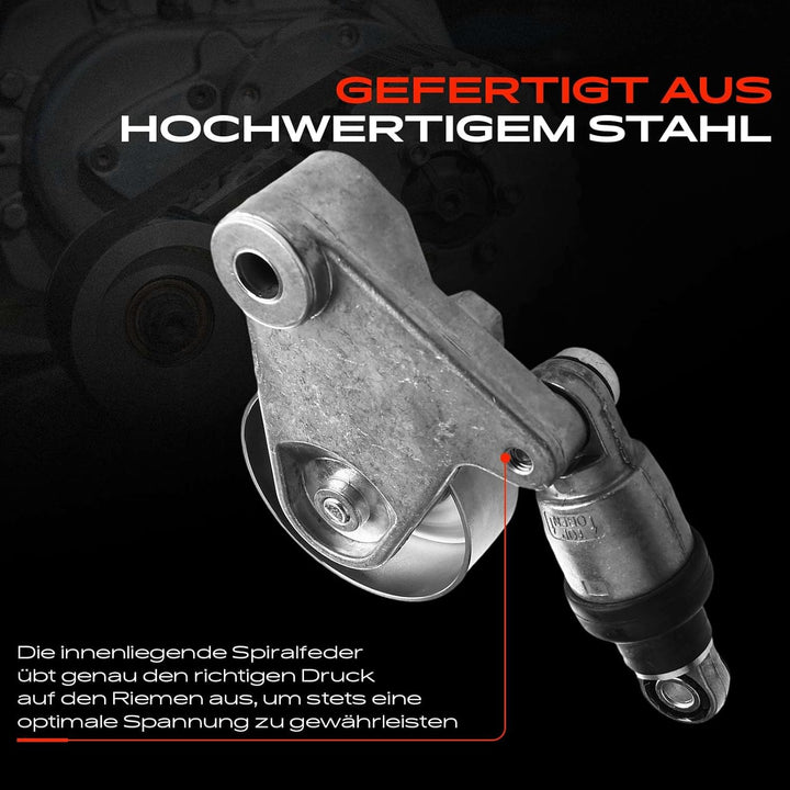 Frankberg Spannrolle Riemenspanner Kompatibel für Patrol GR V Wagon Y61 Terrano II R20 3.0L Diesel 2