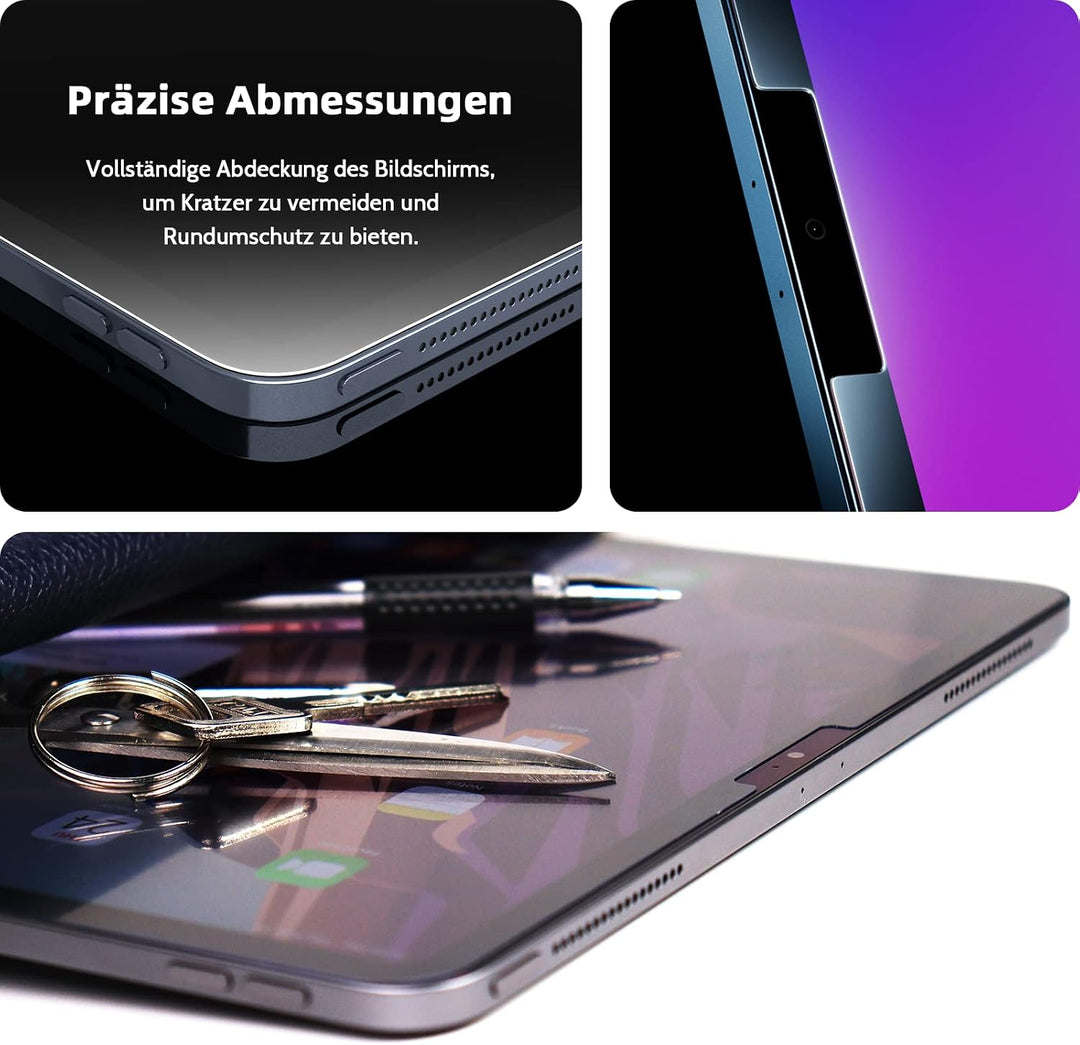 3 Stück Papier Folie Kompatibel mit iPad Air 5.Generation 2022 &amp; iPad Air 4 2020 10,9 Zoll &amp;iPad Pro