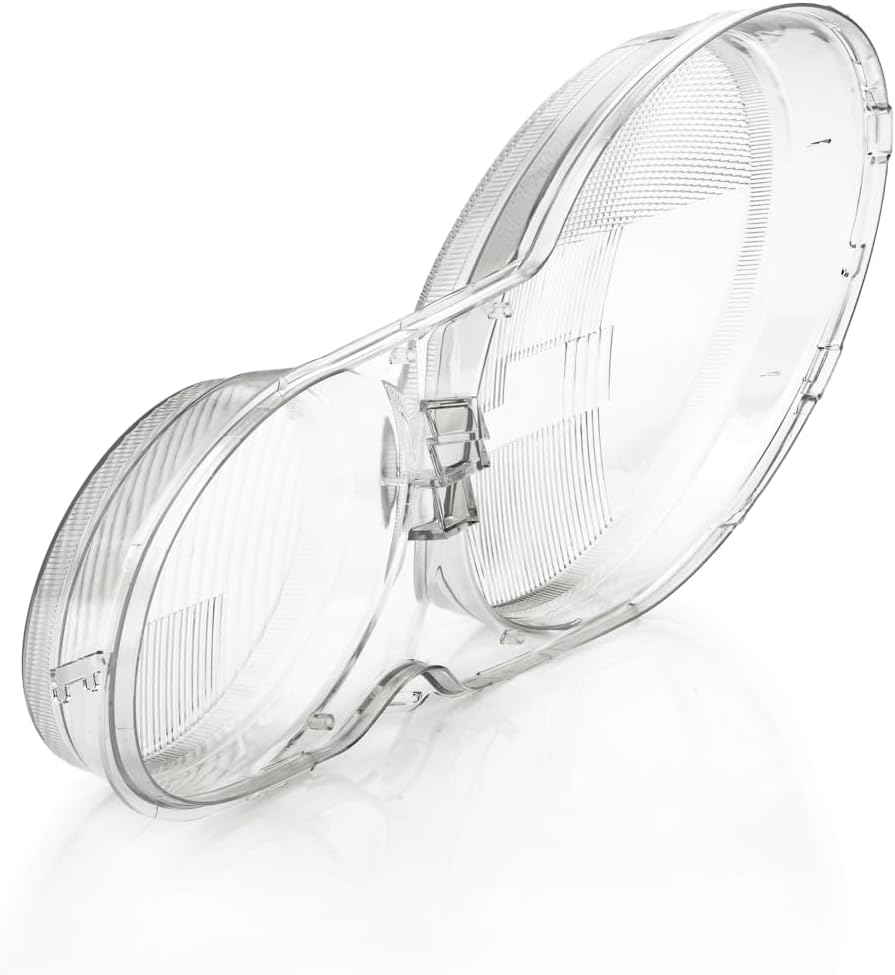 LST 2x Scheinwerferglas Streuscheibe Frontlicht Abdeckung Halogen Xenon links rechts Set kompatibel