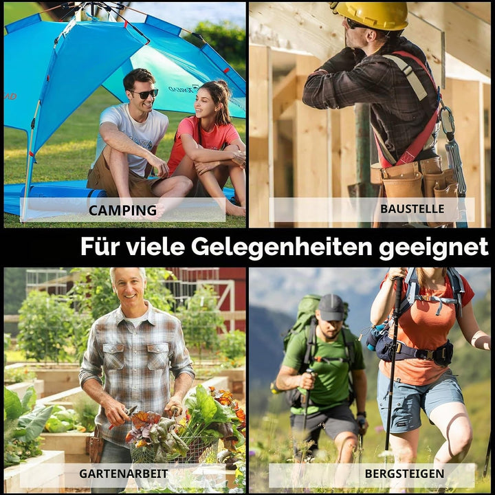Multitool Tasche Leder, Multitool Tasche für Molle Gürtel, EDC Gürteltasche, Messertasche für Gürtel