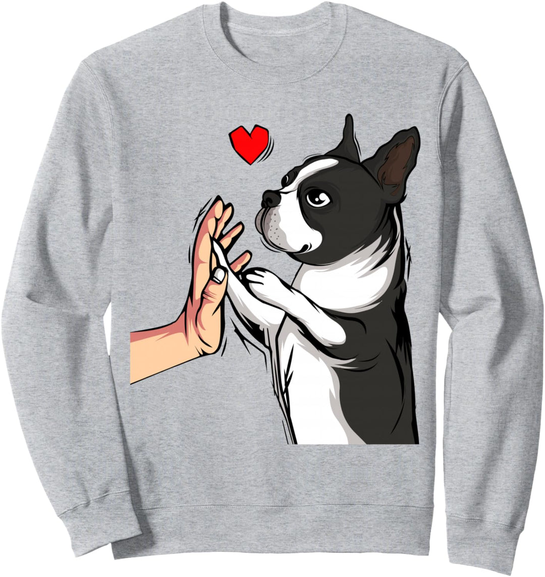 Boston Terrier Hunde Liebe Frauchen Sweatshirt