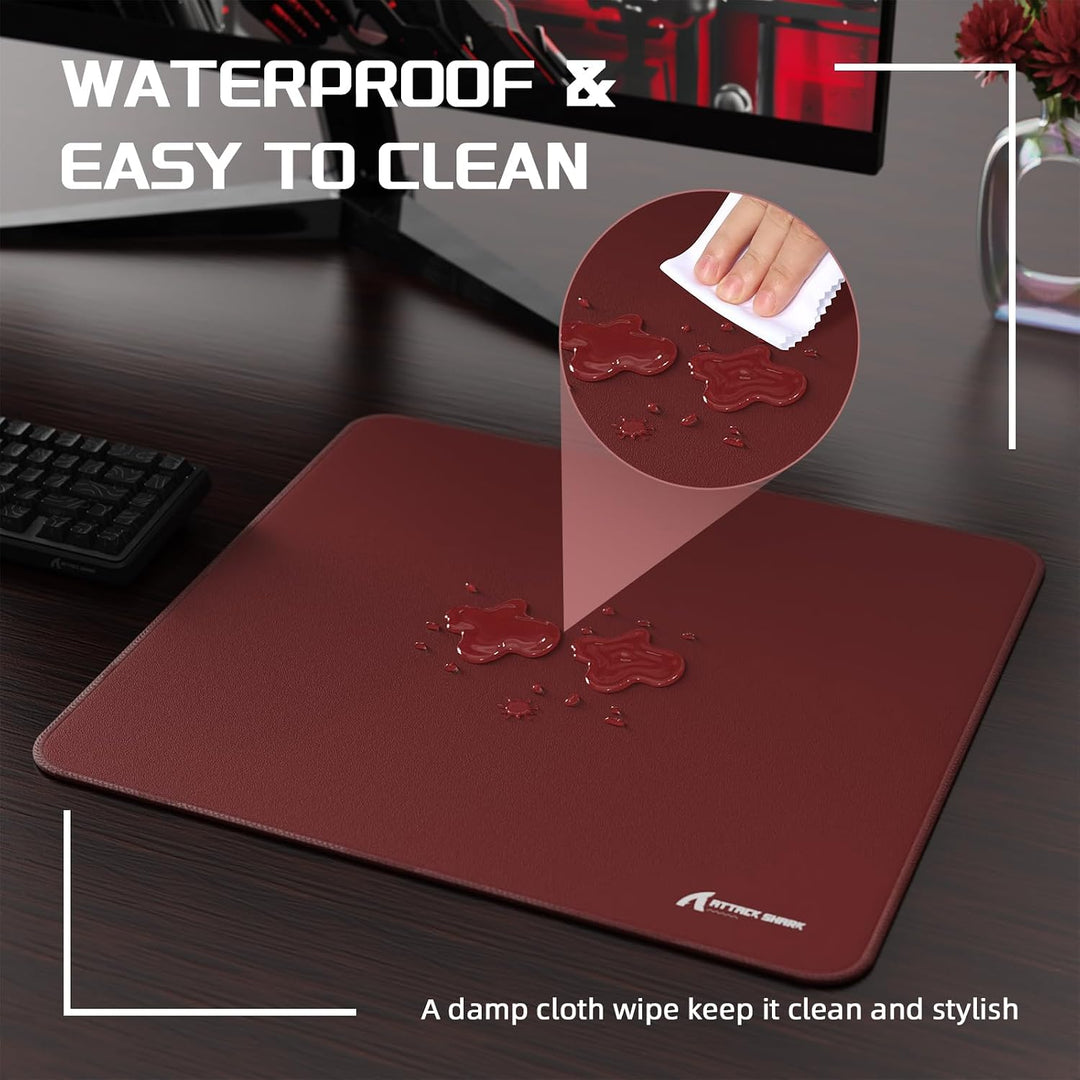 LexonElec x Attack Shark Mittelgrosses Gaming-Mauspad, Desktop- Aus Superfeiner Faser, 17,32 x 15,75