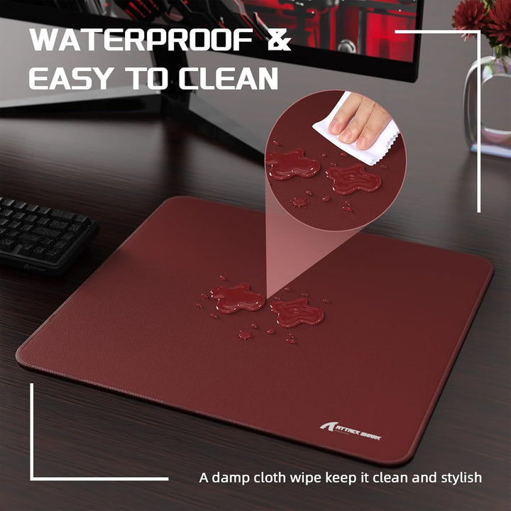 LexonElec x Attack Shark Mittelgrosses Gaming-Mauspad, Desktop- Aus Superfeiner Faser, 17,32 x 15,75