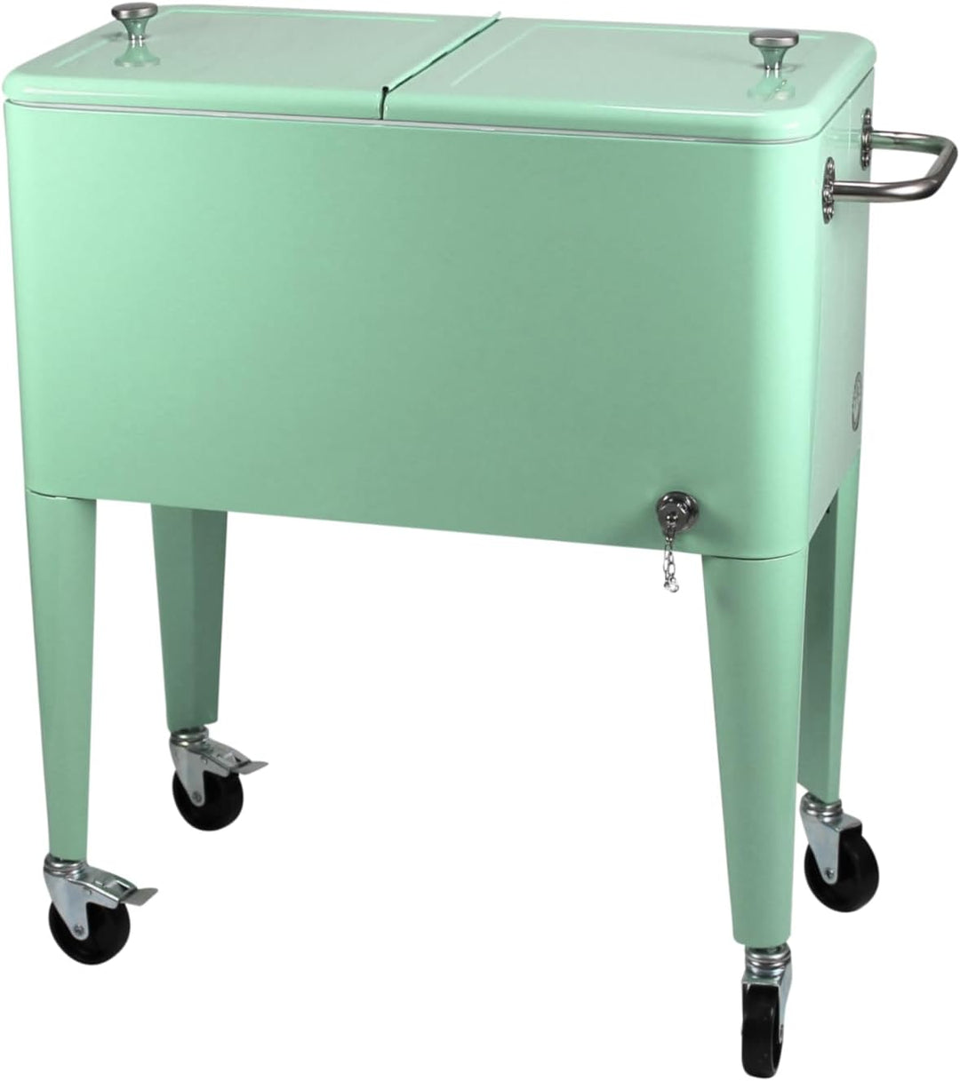 Kailua Cooler - Kühlbox, Kühlwagen, Getränkekühler Pastellgrün, Pastellgrün
