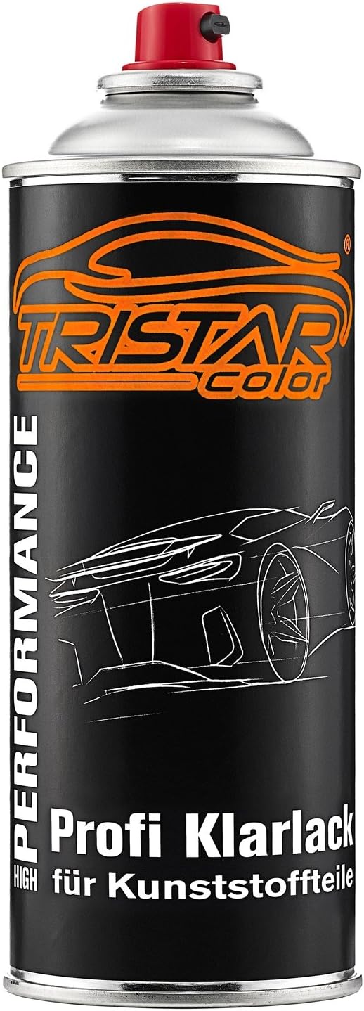 TRISTARcolor Autolack Spraydosen Set für Kunststoff Stossstange für Honda/Acura NH1 Black Haftgrund