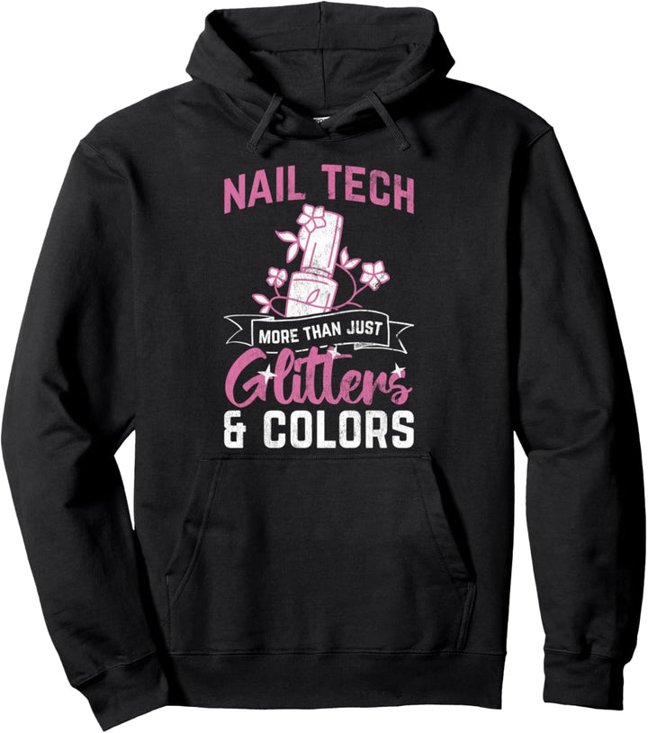 Nail Tech Nagelstudio Kosmetik Nageldesignerin Pullover Hoodie