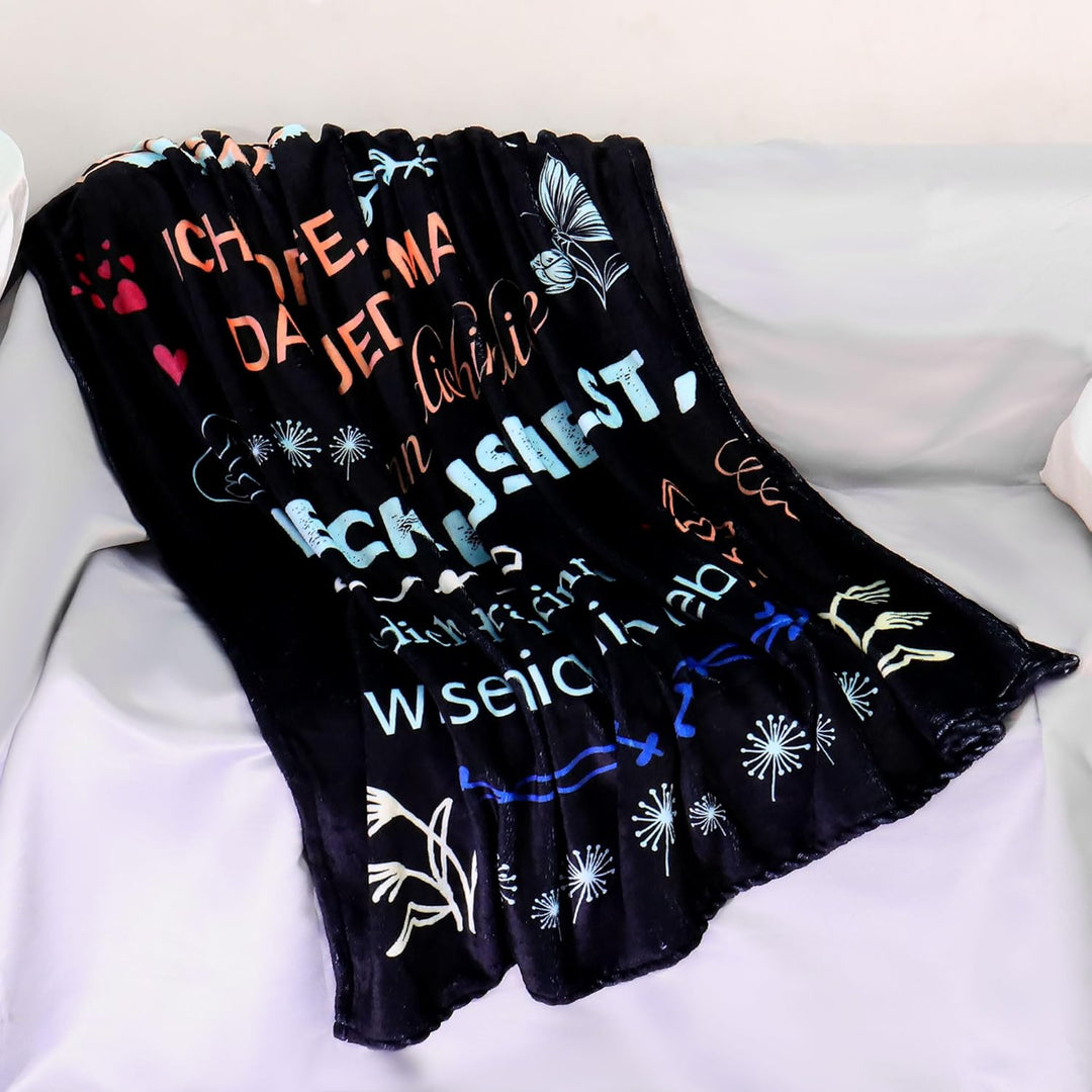 Original Geschenk Liebe Enkelin Ich Hoffe Dass Jedes Mal Wenn Du Dich In Diese Decke Kuschelst Sie D