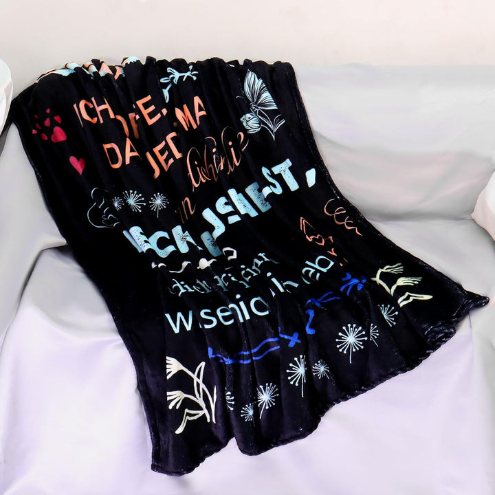 Original Geschenk Liebe Enkelin Ich Hoffe Dass Jedes Mal Wenn Du Dich In Diese Decke Kuschelst Sie D