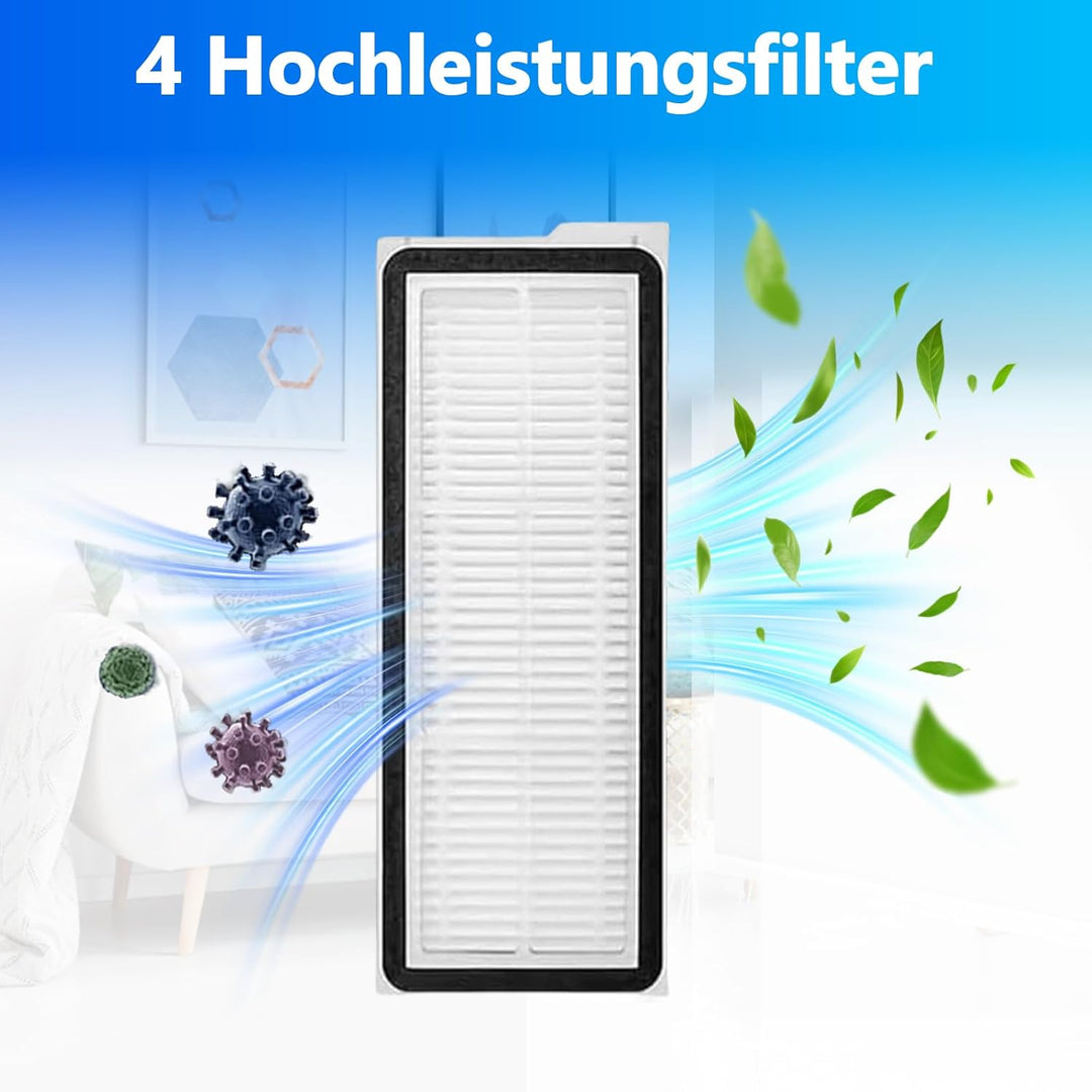 20 Stück Zubehörset für Roborock Q Revo/ P10 Staubsaugerroboter【Not for Q Revo S/Pro/Maxv】1 Hauptbür
