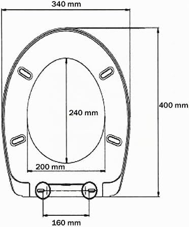 ADOB Kinder WC Sitz weiss für kleine Keramiken, Ideal für Kindergärten, passend auf Kinderkeramiken,