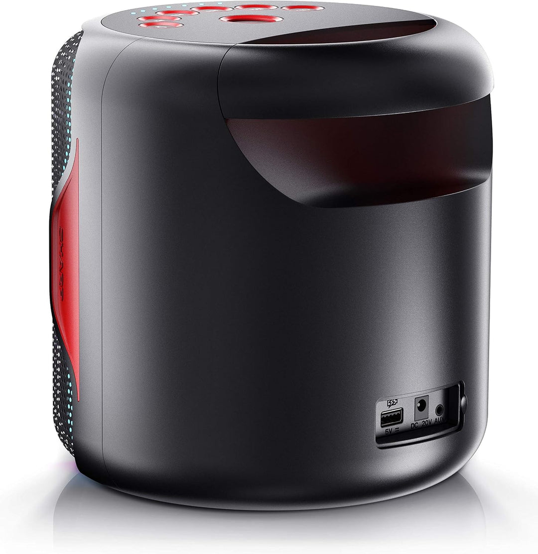 SHARP PS-919 (BK) Partylautsprecher, 14 Stunden Wiedergabezeit, Bluetooth, TWS: Koppeln eines weiter