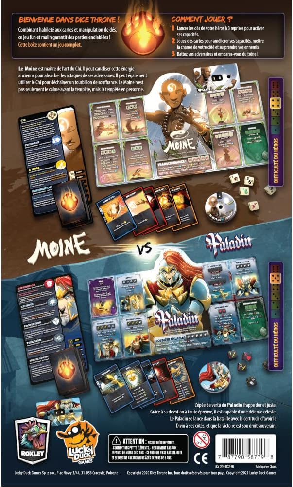 Dice Throne Staffel 1 Mönch vs Paladin