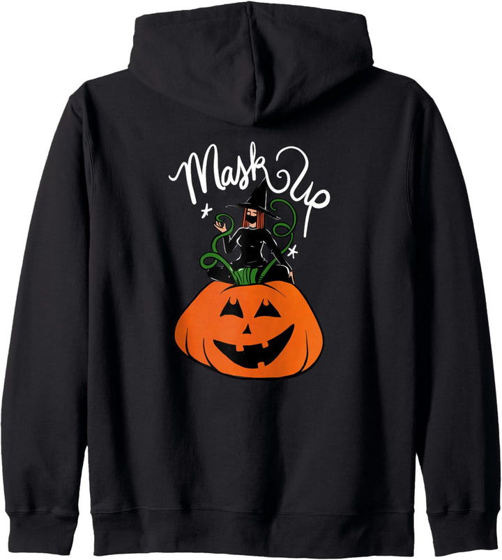Glückliche Halloween Mask Up 2020 Kapuzenjacke
