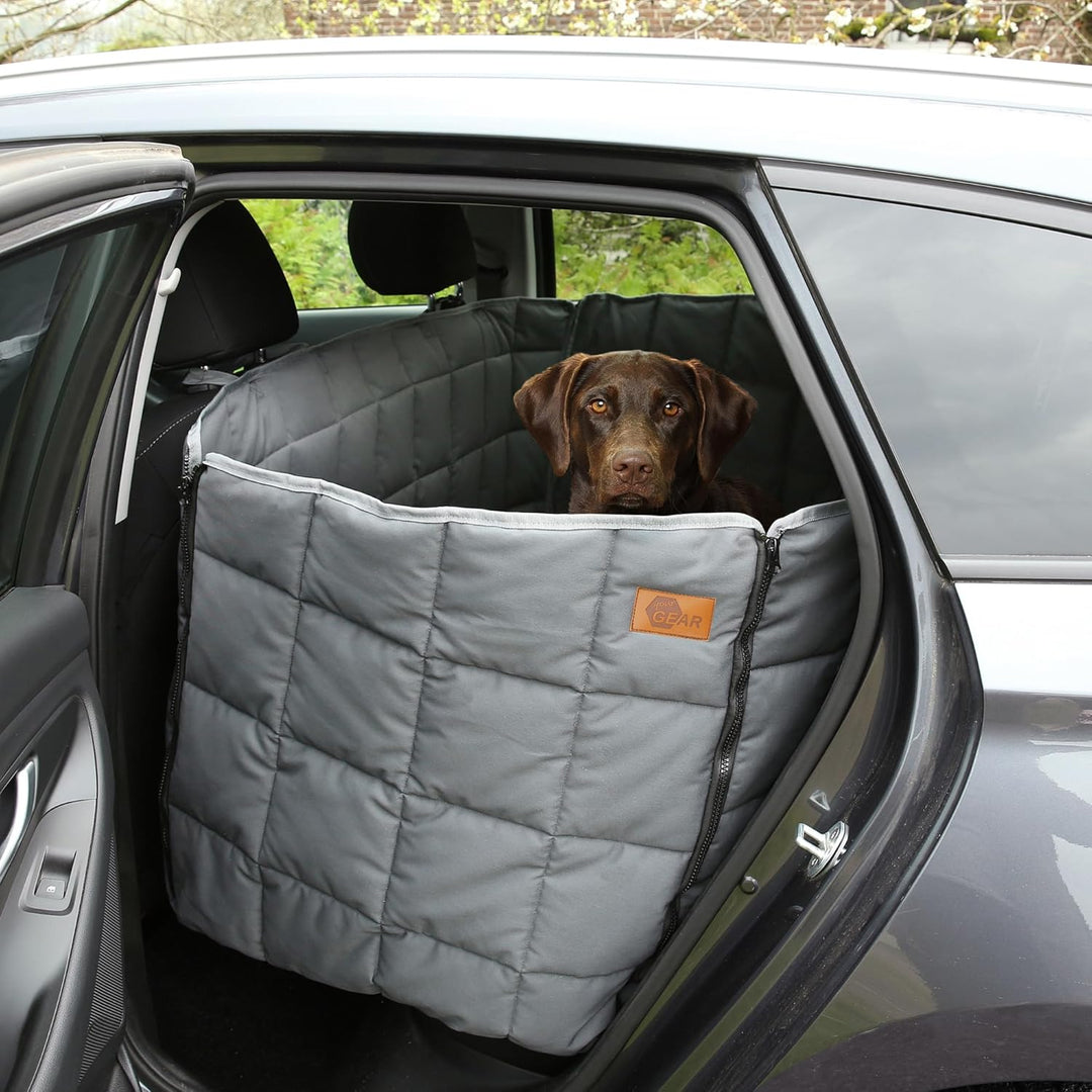 your GEAR Rapallo Hunde Autoschondecke Rücksitzbank – wasserdichte Hundedecke Auto Kratzfest – Schut