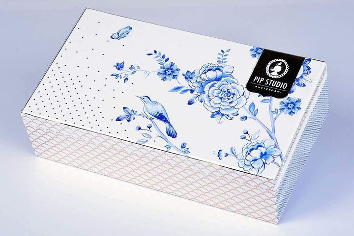 PIP Studio Royal White Blue Set 2 Teetassen und Untertassen