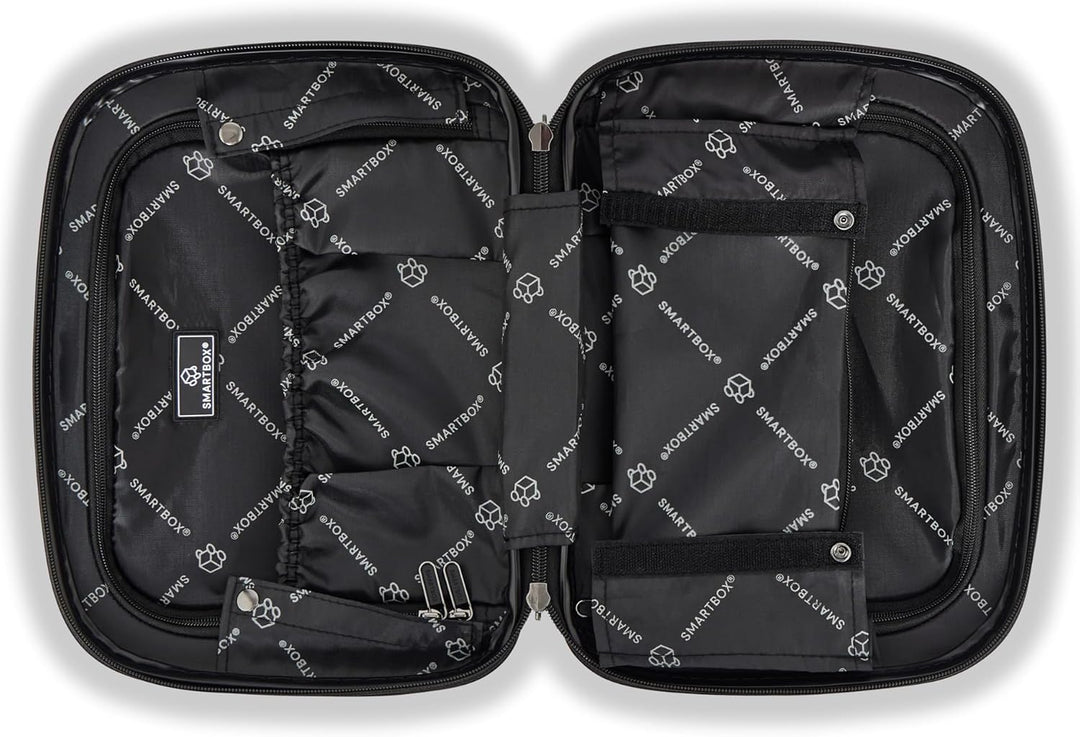 SMARTBOX Beauty Case Hartschale Aufsteckfunktion Schultergurt | 34 x 17 x 27 cm, 14 Liter, Polypropy