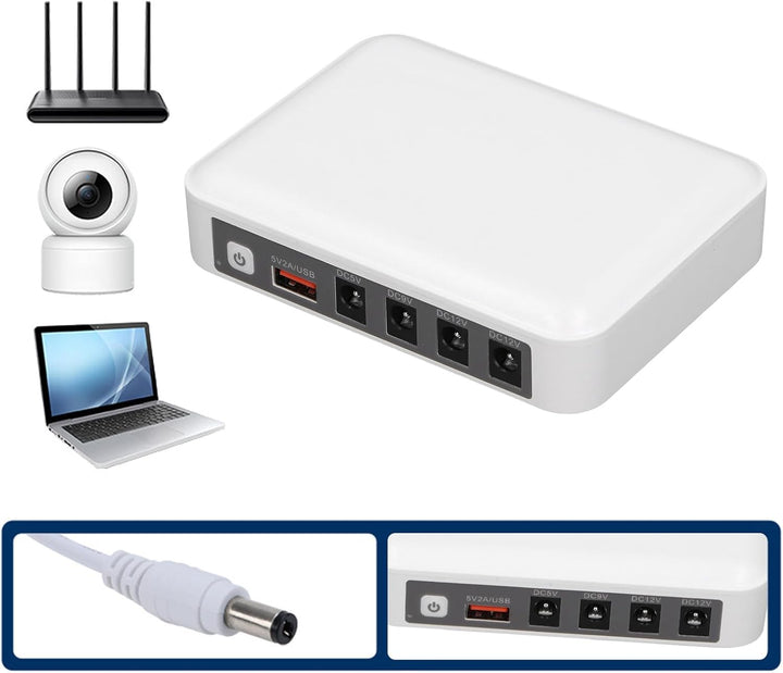 CCYLEZ MINI UPS 6000MAH Unterbrechbar Stromversorgungsversorgung für das Router -Modem mit Mehreren