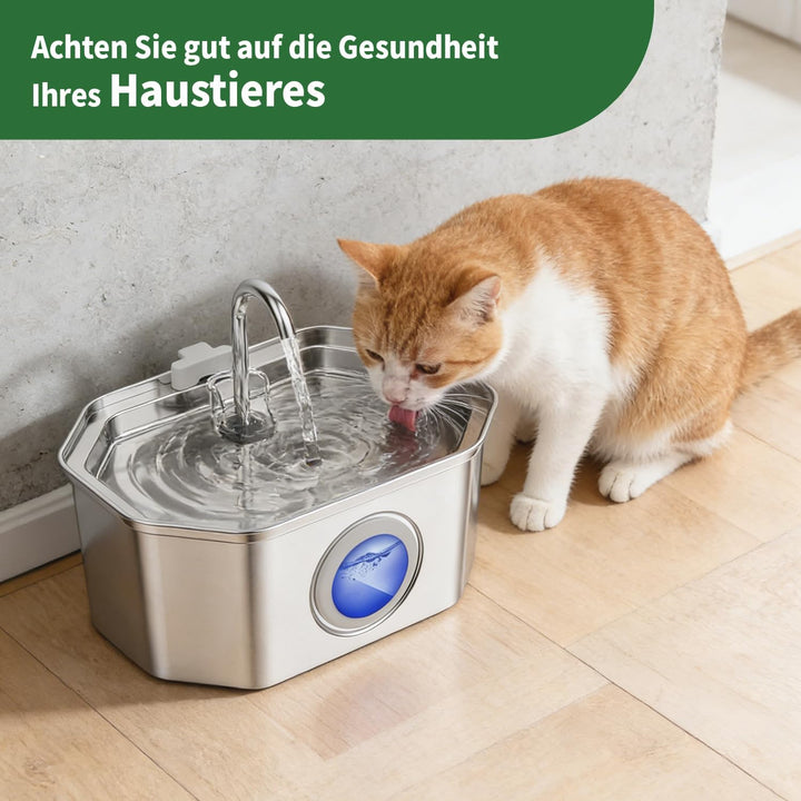 16-Pack Ersatzfilter/-schwämme (8+8) – einzeln verpackt – Passend für den APAUK Katzenbrunnen Edelst