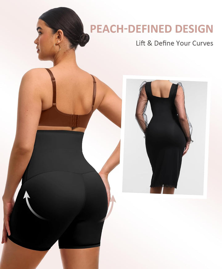 FeelinGirl Korsett-Leggings mit hoher Taille für Damen, Bauchkontrolle, athletische Bewegungs-Leggin
