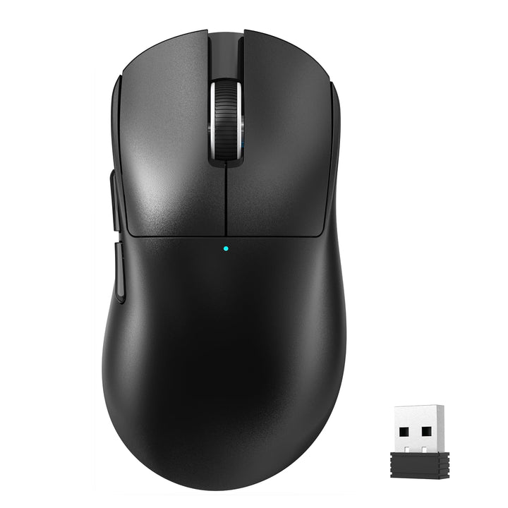 LexonElec Magic-Refiner X2 Superleichte Kabellose Computer Maus, Schwarz A Black, Black