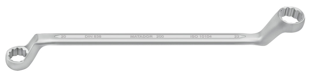 MATADOR Doppelringschlüssel, 20 x 22 mm, 0200 2022 Metrisch 20 x 22 MM, Metrisch 20 x 22 MM