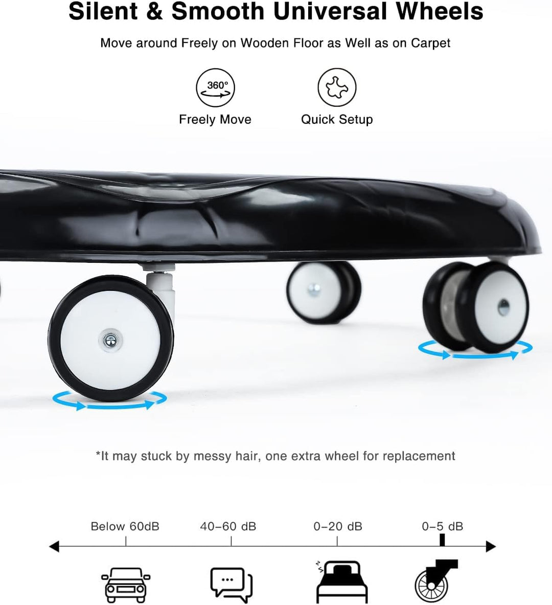 UBRAVOO Verstellbare Lauflernhilfen, Leicht zu reinigendes Tablett, Universal-Rollator Anti-Rollover