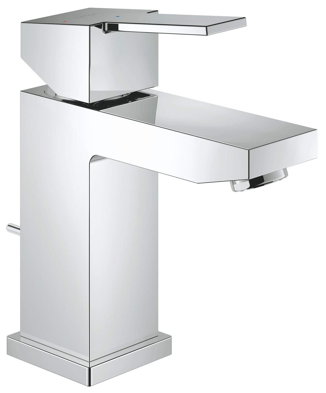 GROHE Sail Cube - Einhand- Waschtischarmatur (wassersparend, Schnell-Montage-System, mit Temperaturb
