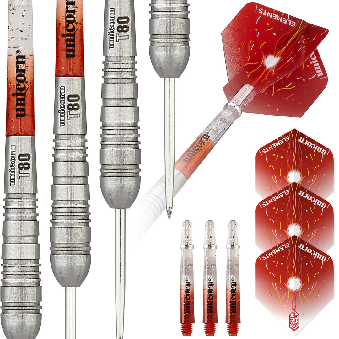 Unicorn Striker Dartpfeile Typ 4, 80% Wolfram, Stahlspitze