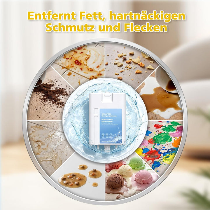 2X Reinigungsmittel Kompatibel mit Dreame L20 Ultra