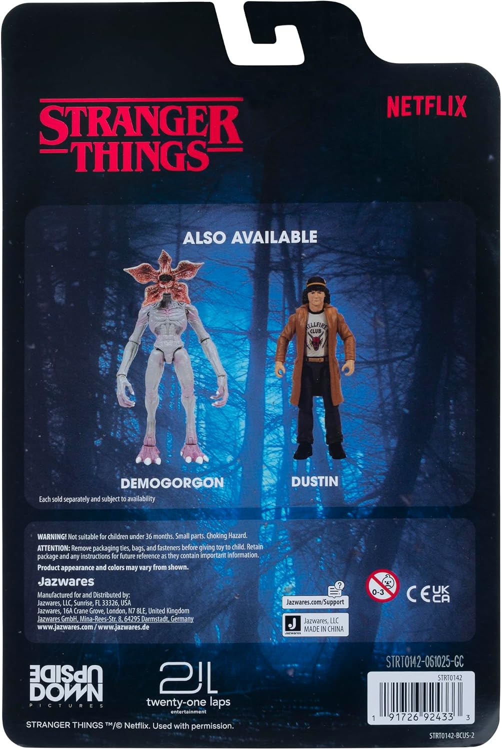 Stranger Things STRT0142 - Elf (Staffel 5) – 10 cm grosse und bewegliche Figur mit Accessoire, Elf