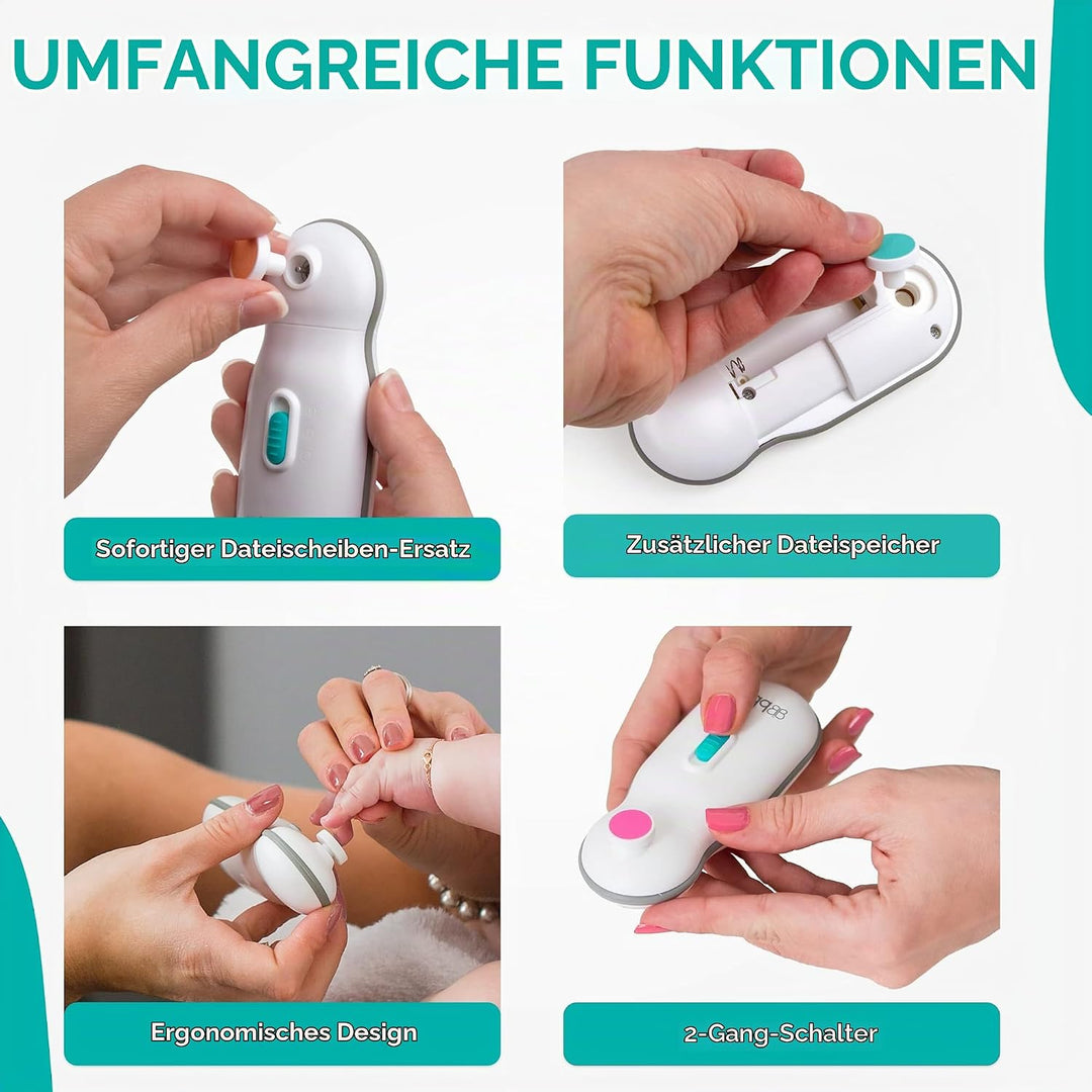 Bblüv Trimö Elektrische Nagelfeile, 1er Pack (1 x 216