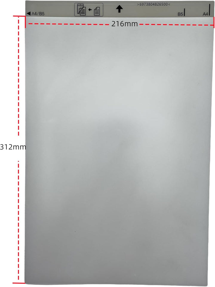 3 x Trägerblätter B12B819451, kompatibel mit tragbaren Epson-Scannern, Scannen Sie zerrissene, schwa