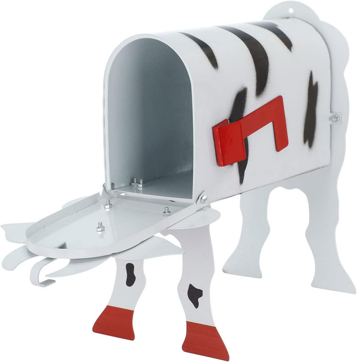 Generisch Geschenke für Garten Einzigartiger Kuh-Briefkasten, niedlicher Tier-Briefkasten, Gartendek