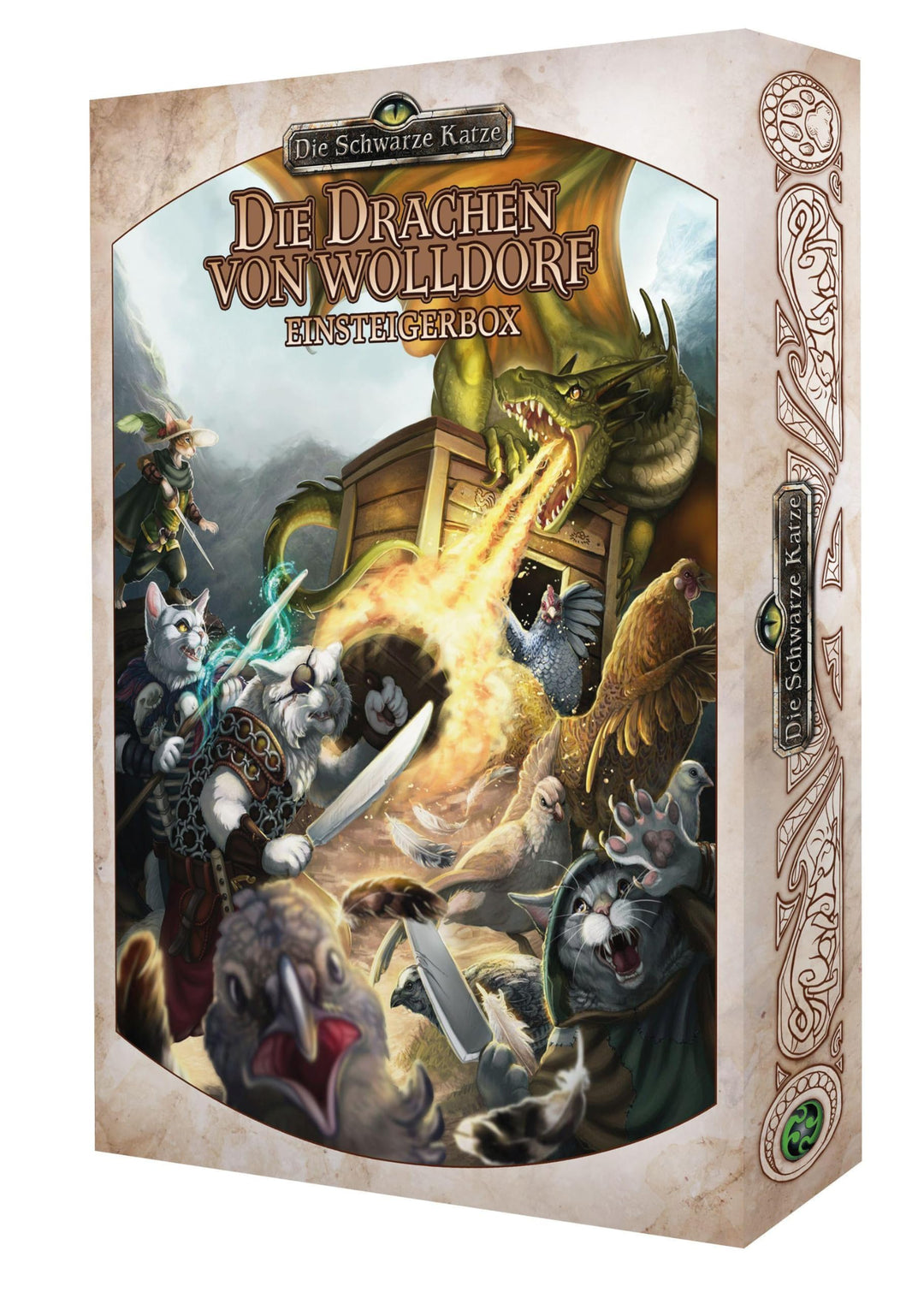 Die Schwarze Katze - Einsteigerbox Die Drachen von Wolldorf, Literaturbeilage