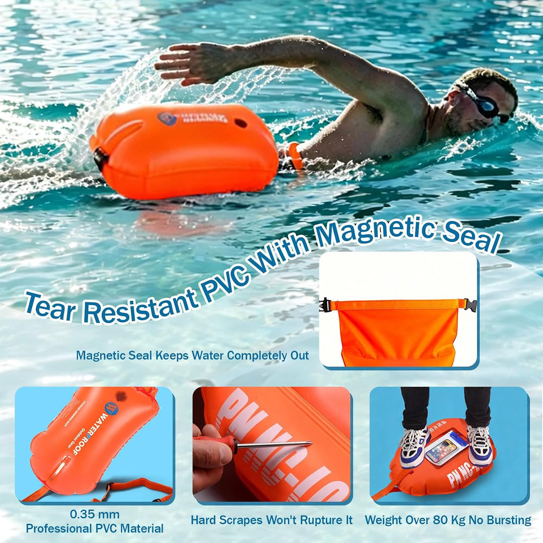 Schwimmboje mit Touchscreen-Handyfach, wasserdicht
