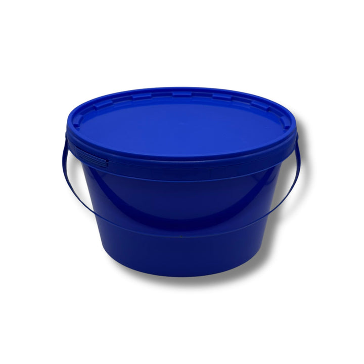 Eimer mit Deckel blau oval neu 2,5 L von Jokey (144 Stück), 144 Stück