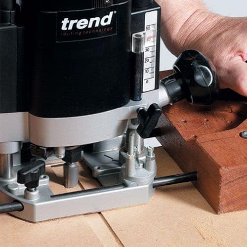 Trend - Zwei Flöten cutter 12,7mm Durchmesser - 3/85X1/2TC Shank 1/2" x Diam 1/2" x Depth 2 7/16 ",