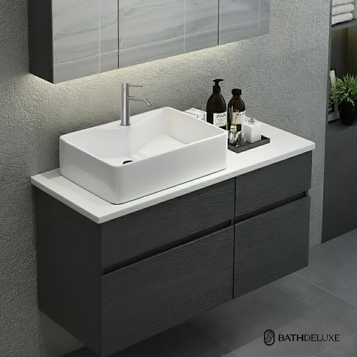 Søvang Wasserhahn Bad – Waschtischarmatur 18,3 cm, Waschbeckenarmatur Chrom, Anti-Fingerprint &amp; Einf