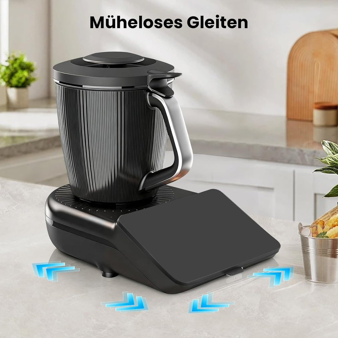 GEEKHOM Gleitbrett für Thermomix TM7 Zubehör Inkl. Brett mit Spatelhalter &amp; Display Abdeckung | Leic