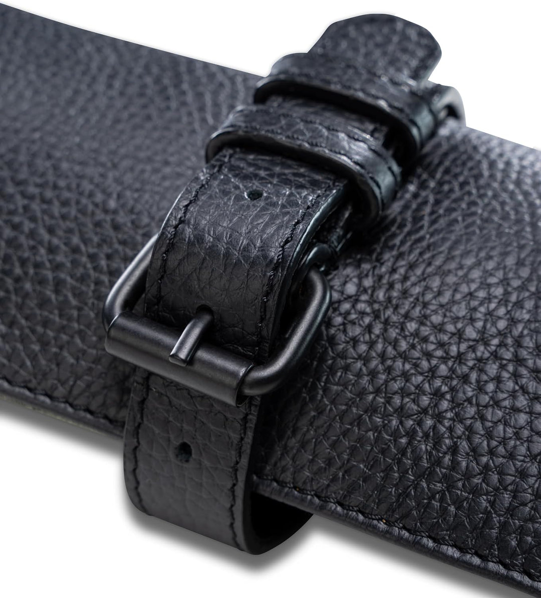 Angus Stoke Messertasche für Kochmesser aus Büffelleder | 14-Fächer Leder-Messerrolle für Köche – Me