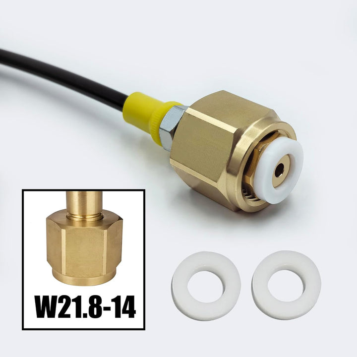 DRYHTEN Quick Connect CO2 Nachfüll-Adapter für rosa Flasche für Terra DUO ART Gaia Sodawasser-Maschi