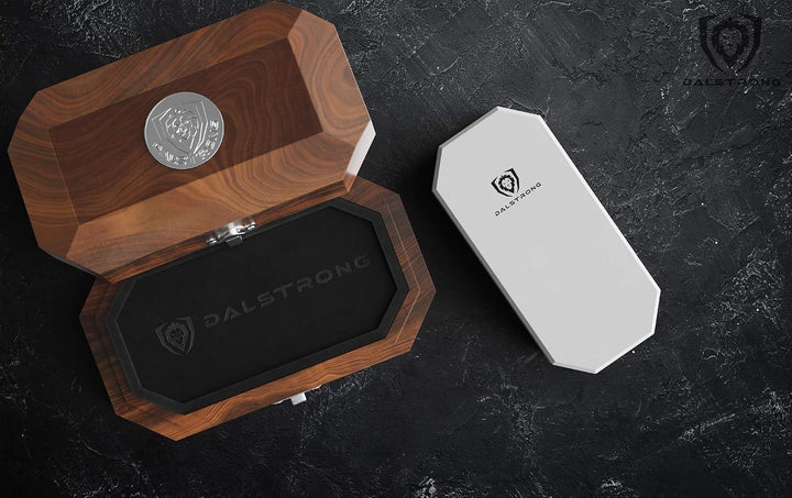 DALSTRONG - Premium Portable Whetstone Set w/Oak Box - 