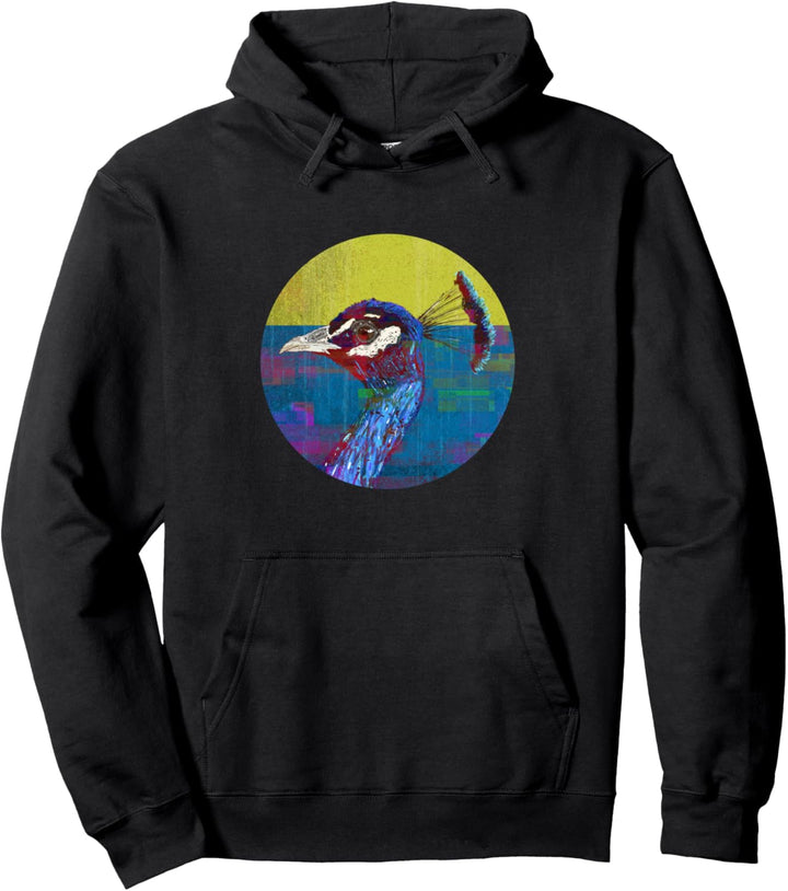Pfauen Vogel Ornithologe Pfauenfeder Pfau Pullover Hoodie